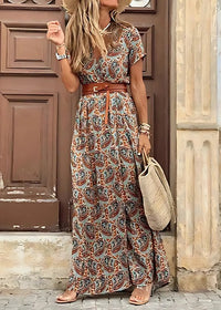 Women's Boho Dress | Short Sleeve - detail