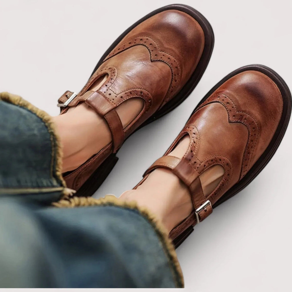 Women's Buckle Strap | Comfort Mary Jane Shoes - hero