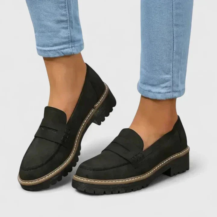 Women's Comfort Penny Loafers | Lug Sole - hero