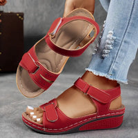 Women's Comfort Wedge Sandals | Double Strap - look