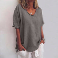 Women's Comfortable Loose Blouse - detail