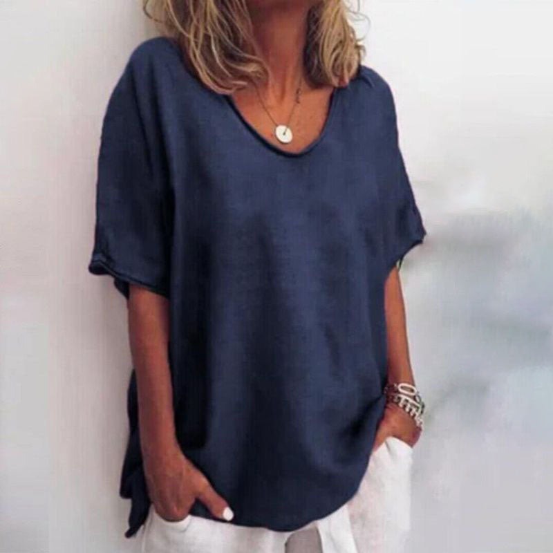Women's Comfortable Loose Blouse - side
