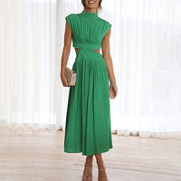 Women's Elegant Cut-Out Midi Dress - hero