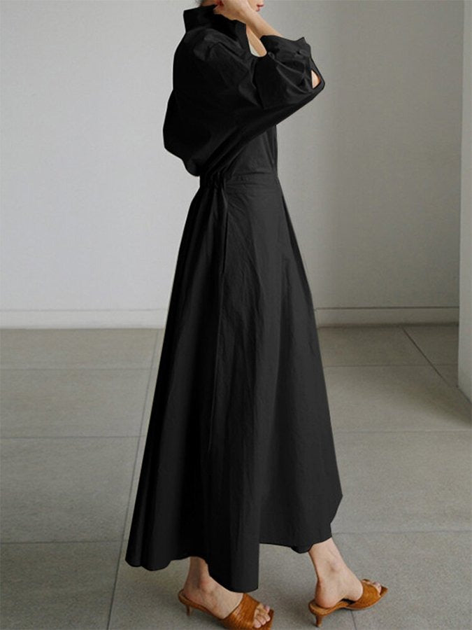 Women's Elegant Long Sleeve | Maxi Dress - lifestyle