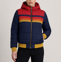 Women's Lightweight Waterproof Jacket | Stripe Chest Detail - hero