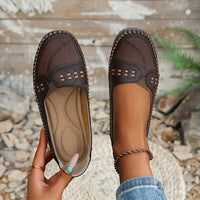 Women's Loafers | Perforated Slip On - back