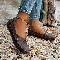 Women's Loafers | Perforated Slip On - look