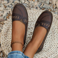 Women's Loafers | Perforated Slip On - look