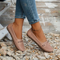 Women's Loafers | Perforated Slip On - look