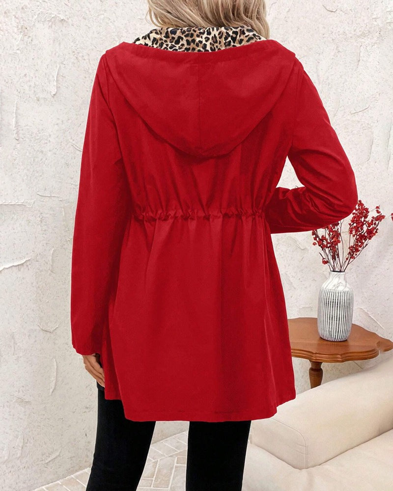 Women's Reversible Hooded Coat - lifestyle