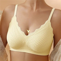 Women's Seamless Comfort Bra | Scalloped Textured - detail