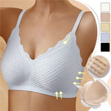 Women's Seamless Comfort Bra | Scalloped Textured