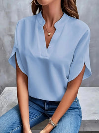 Women's Sophisticated V-Neck Blouse - hero