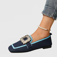 Women's Square Toe Comfort Loafers - lifestyle
