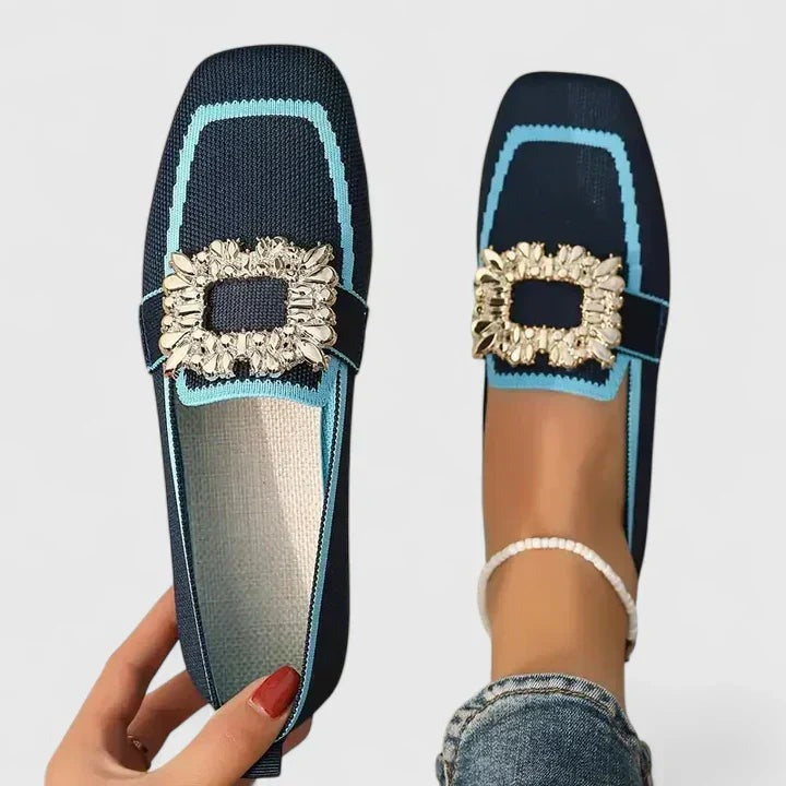 Women's Square Toe Orthopaedic Loafers - hero